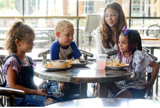 Kids Eat Free Mexican Franchise Kids eating at Ori'Zaba's